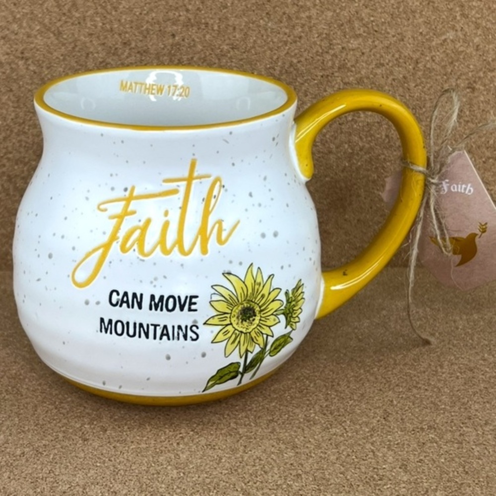 Scripture Collection - 3/$48 - ‘Matthew 17:20’ Inspired Ceramic Mug NWT Firm!